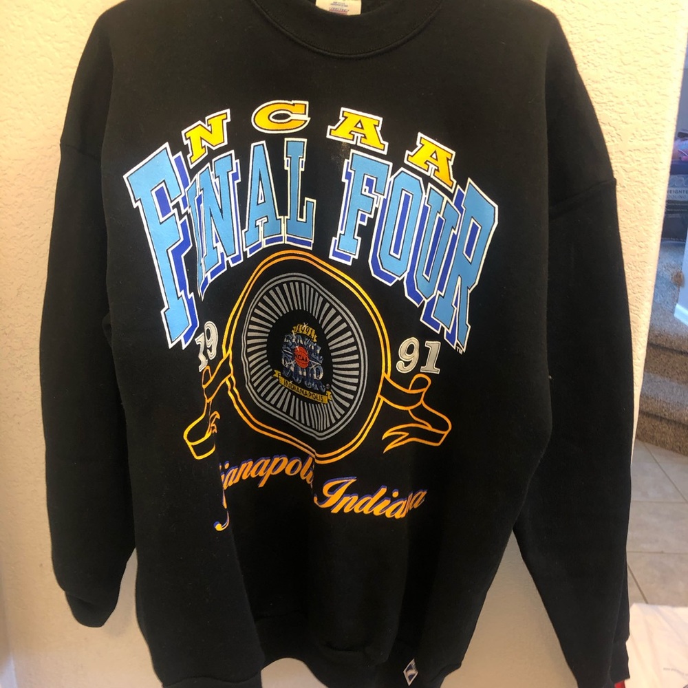 VINTAGE 1991 FINAL FOUR CREWNECK